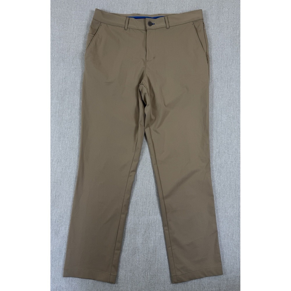 Twillory Performance Chinos 34x30.5 Khaki Stretch Golf Pants